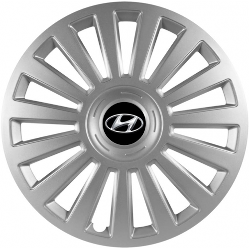 KRYTY KOLIES PRE HYUNDAI 16" LUXURY silver 4ks